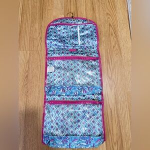Lilly Pulitzer Pink and Blue Hanging Organizer for Toiletries